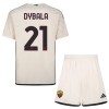 Conjunto (Camiseta+Pantalón Corto) AS Roma Dybala 21 Segunda Equipación 23-24 - Niño